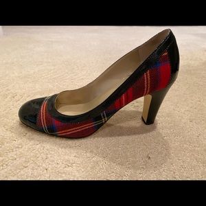 Plaid heels